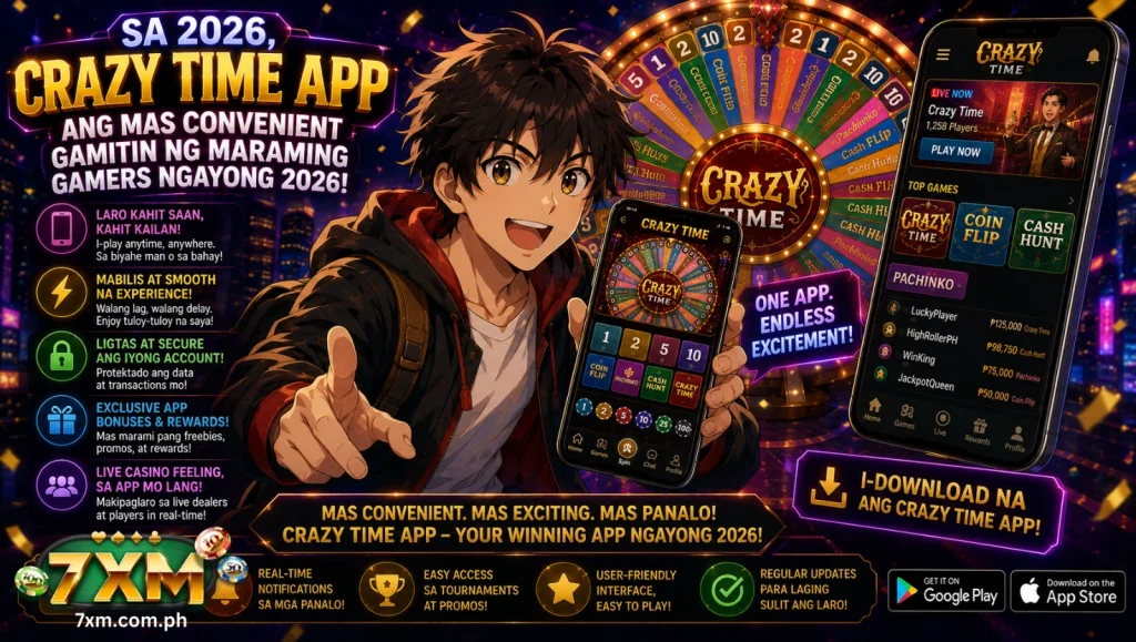 Crazy Time App ang mas convenient gamitin ng maraming gamers ngayong 2026
