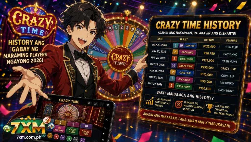 Crazy Time History ang gabay ng maraming players ngayong 2026