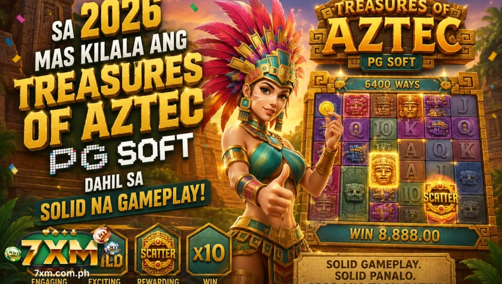 Sa 2026 mas kilala ang Treasures of Aztec PG soft dahil sa solid na gameplay