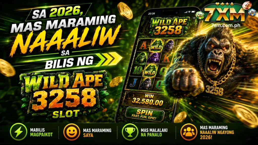 Sa 2026, mas maraming naaaliw sa bilis ng Wild Ape 3258 Slot