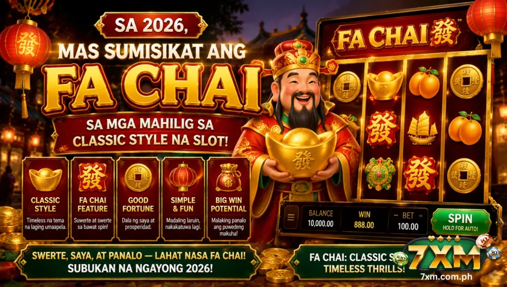 Sa 2026, mas sumisikat ang Fa Chai sa mga mahilig sa classic style na slot